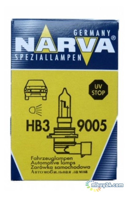 Автолампа Narva HB3 12V 60W P20d (48005) фото №3