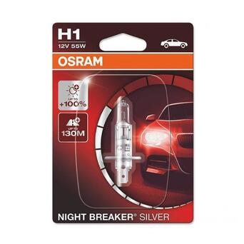 Автолампа H1 Night Breaker Silver 12V 55W P14.5s фото №1