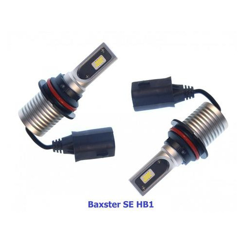 Комплект LED ламп BAXSTER SE HB1 P29t 9-32V 6000K 2600lm з радіатором фото №1