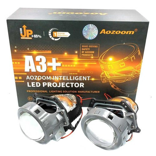 Світлодіодні лінзи Bi-Led Aozoom A3 3.0 5500K фото №2
