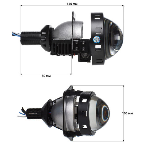 Комплект світлодіодних лінз StarLight ALPD-16 Bi-LED фото №2
