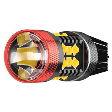 Автомобільна лампа світлодіодна DXZ G-3030-30 T20-7440 Жовтий потужність 30W поворот + стоп сигнал фото №3