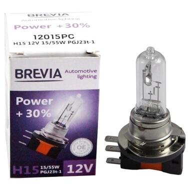 Галогенні лампи Brevia H15 Power 12015PC 12V фото №2