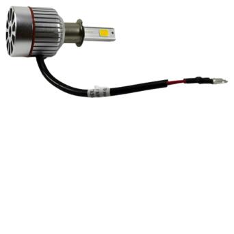 Автомобільні світлодіодні Led лампи головне світло комплект UKC Car Led H3 12v білий (h3_710) фото №6