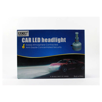 Автомобільні світлодіодні Led лампи головне світло комплект UKC Car Led H3 12v білий (h3_710) фото №8