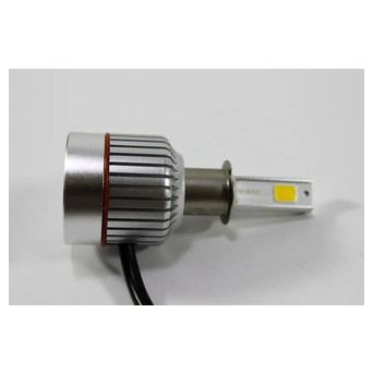 Автомобільні світлодіодні Led лампи головне світло комплект UKC Car Led H3 12v білий (h3_710) фото №5