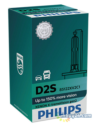 Ксенонова лампа Philips D2S X-tremeVision gen2 85V 35W P32d-2 (85122XV2C1) фото №3