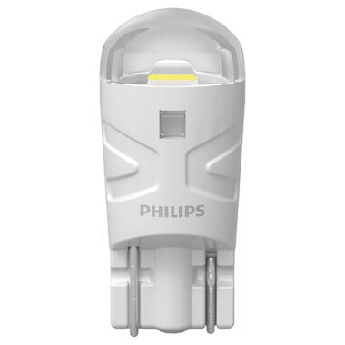 Комплект світлодіодних ламп PHILIPS 11961СU31B2 W5W (T10) LED white Ultinon фото №2