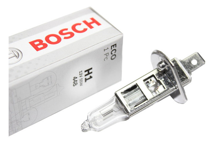 Автолампа Bosch ECO H1 55W 12V P14.5s (1987302801) фото №1