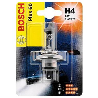 Лампа фарная Bosch А 12-60+55 ВАЗ H4 plus 50 (1 987 302 049) фото №1