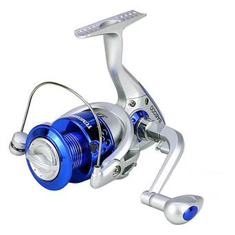 Котушка безінерційна Yumoshi SA Silver-Blue розмір 5000 для риболовлі спінінга фото №2