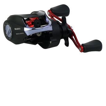 Котушка мультиплікаторна для спінінга Reelsking GLE 201 Black-Red Left фото №2