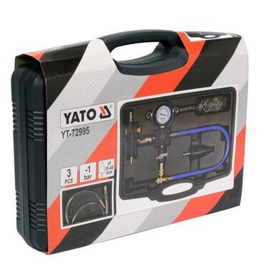 Обладнання для заповнення охолоджувальною рідиною кондиціонерів YATO, адаптер O= 15-45 мм, 3 елем YT-72995 фото №6