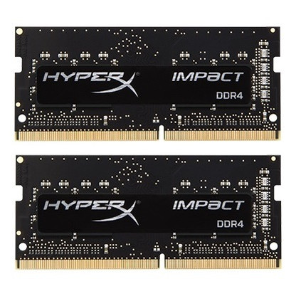 Модуль памяти 2х32GB/2400 DDR4 Kingston HyperX Impact (HX424S15IBK2/64) фото №1