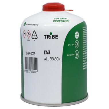 Газовый баллон Tribe резьбовой 450 г (T-HF-0015) фото №1