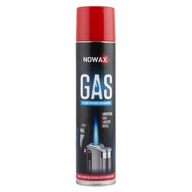 Газ NOWAX для заправки всіх типів багаторазових запальничок, 300мл NX74704 фото №1