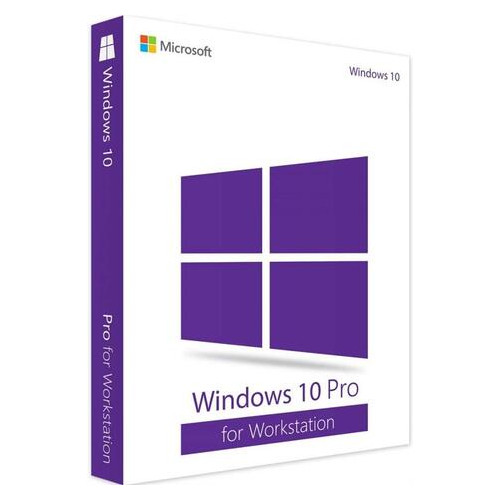 ПО Microsoft Windows Pro for Wrkstns 10 64Bit Ukrainian 1pk DSP OEI DVD (HZV-00083) фото №1