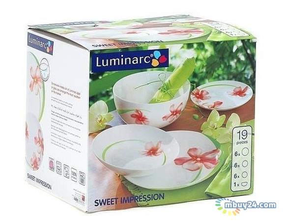Столовий сервіз Luminarc Sweet Impression E4946 (19 ін.) фото №4