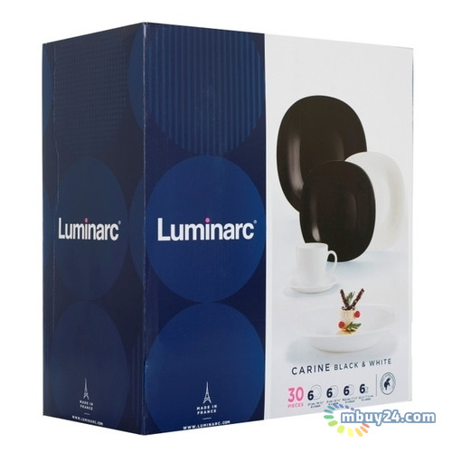 Сервиз Luminarc Carine White&Black 30 предметов (N1500) фото №12