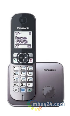 Радіотелефон Panasonic KX-TG6811UAM фото №1