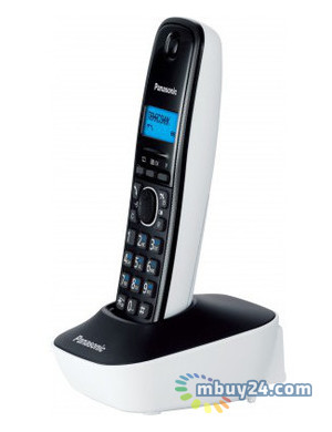 Радіотелефон Panasonic KX-TG1611UAW чорно-білий фото №2