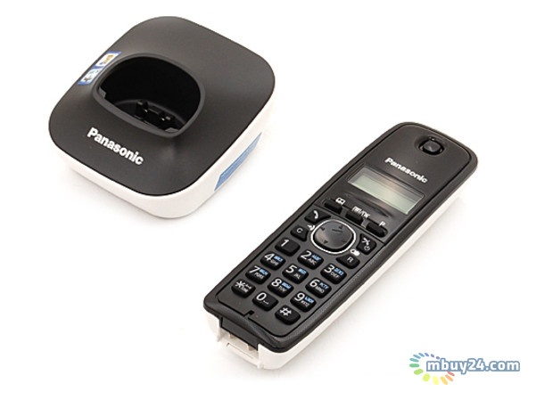 Радіотелефон Panasonic KX-TG1611UAW чорно-білий фото №3