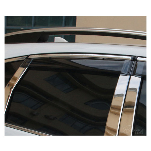 Дефлектори вікон Avtm HOCR0712 з хромом молдингом для Honda CR-V 2007-2012. фото №3