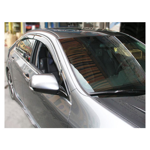 Дефлектори вікон Avtm для Honda Accord 2008-2012 Sedan (з хром молдингом) (HOAC0812) фото №4