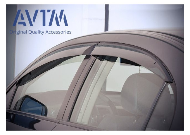 Дефлектори вікон Avtm для Honda Civic Sedan 2006-2012 (WND256880) фото №2