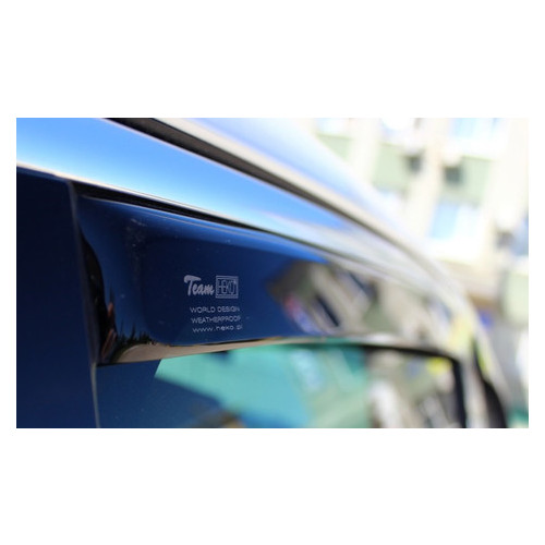 Дефлектори вікон Heko для Mitsubishi Outlander 2012- 5D / вставні, 4шт/ (23368) фото №3