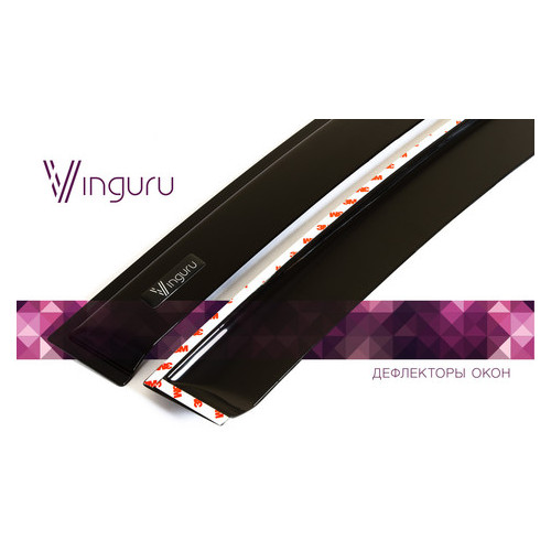 Дефлекторы окон Vinguru для Hyundai Elantra HD 2006-2011 сед (AFV51306) фото №3