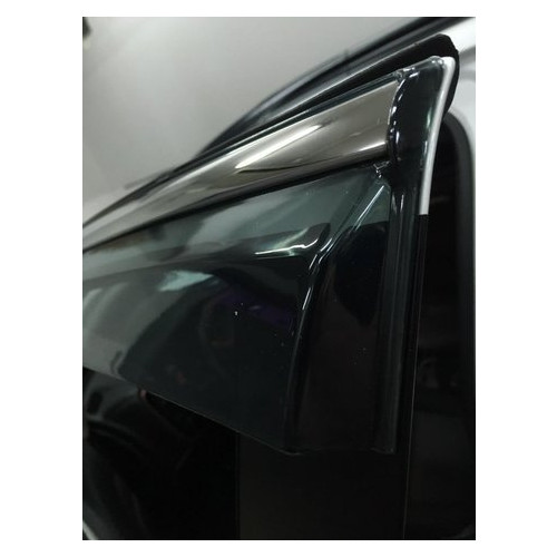 Вітровики Mitsubishi Outlander 3 дефлектори вікон ASP з молдингом нержавіючої сталі / sunvisors (BMTOT1323-W/S) фото №10