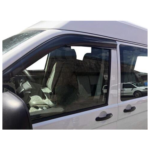 Дефлектори вікон (вітровики) Sunplex Volkswagen T5 2003-2019, кт 2шт, (Фольксваген Т5) фото №6