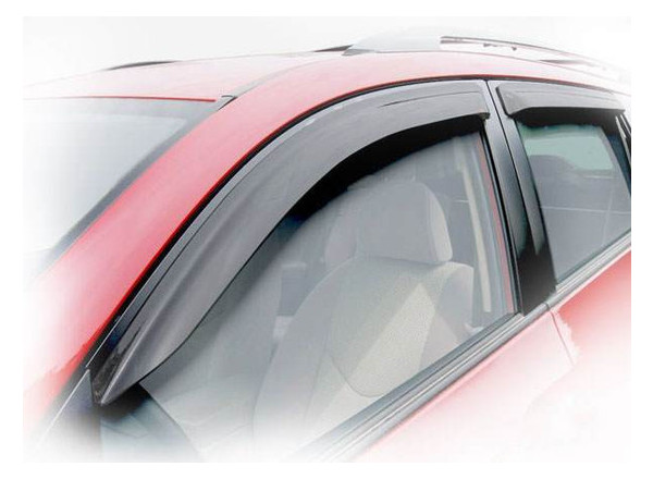 Дефлектори вікон Hic REN25-1 для Renault Kangoo 2008 2D (на скотчі) фото №1