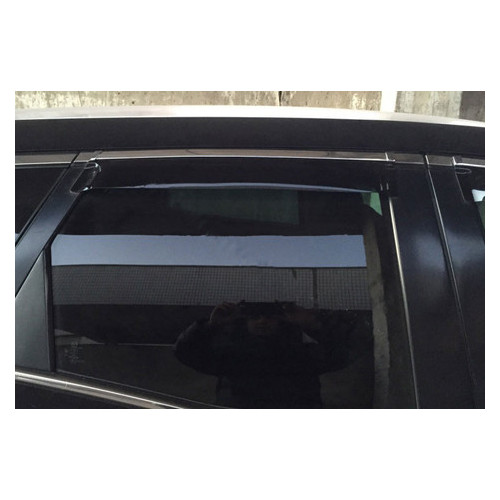 HIC Дефлектори вікон Subaru Outback/Legasy 2015 - З Хром Молдінгом (SUB22-M) фото №4