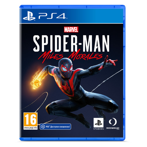 Гра Marvel Spider-Man для PS4. Майлз Моралес [Blu-Ray Disc] (9819622) фото №1