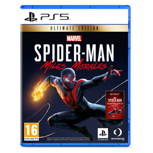 Гра Marvel Spider-Man для PS5. Майлз Моралес. Ultimate Edition [Blu-Ray Disc] (9804093) фото №1