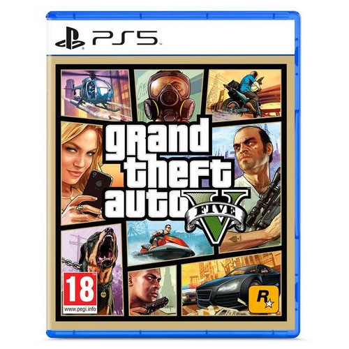 Грати PS5 Grand Theft Auto V [Blu-ray диск] (5026555431842) фото №1