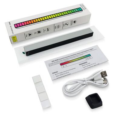 Світильник музичний еквалайзер 32 LED USB, D-08-RGB фото №2
