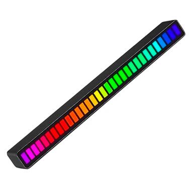 Світильник музичний еквалайзер 32 LED USB, D-08-RGB фото №1