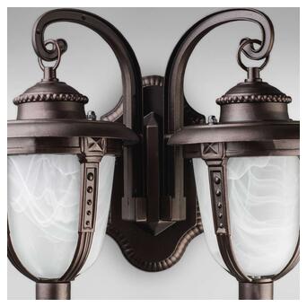 Вуличний настінний світильник Бра Light House DL-18859/1W кавовий фото №2
