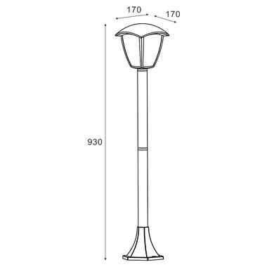 Уличный светильник ZUMALINE 17040-PS LANTERN фото №2