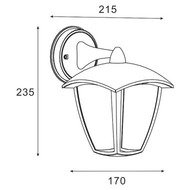 Уличный светильник ZUMALINE 17040-WD LANTERN фото №2