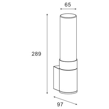 Уличный светильник ZUMALINE SJ17611 WALLY фото №2