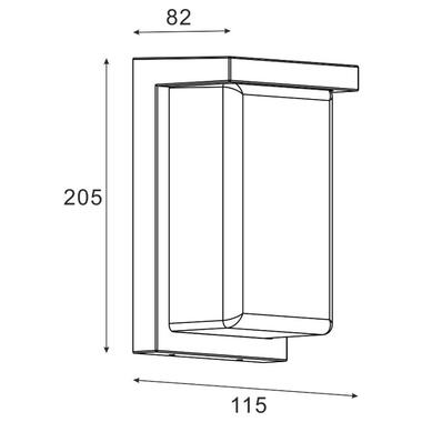 Уличный светильник ZUMALINE SJ19106-S ALBA фото №2