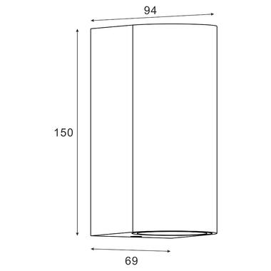 Уличный светильник ZUMALINE SJ20210-2W HARMONY фото №3
