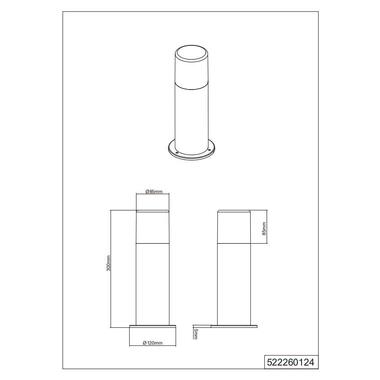 Уличный светильник TRIO HOOSIC 522260124 фото №4