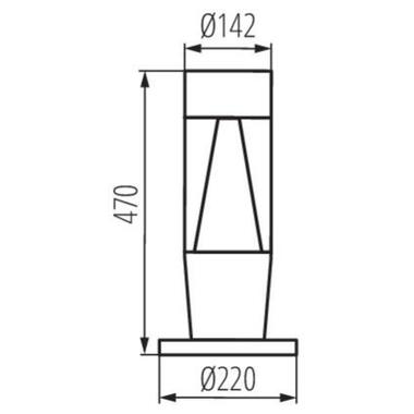 Парковый столбик INVO KANLUX 29175 фото №5