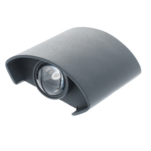 Освітлювач Brille AL-264/2x1W NW LED IP54 DGY фото №1