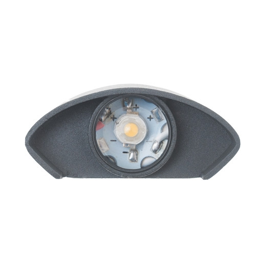 Освітлювач Brille AL-264/2x1W NW LED IP54 DGY фото №2